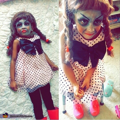 Annabelle Doll Costume for Girls | Creative DIY Costumes