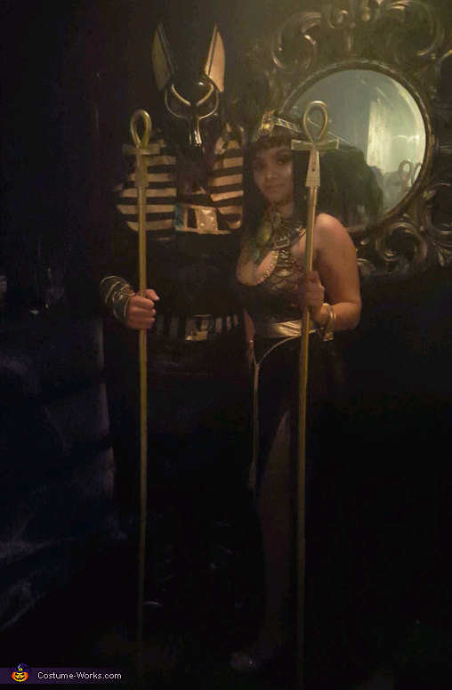 Anubis And Cleopatra Couple S Costume Unique Diy Costumes Photo 3 3
