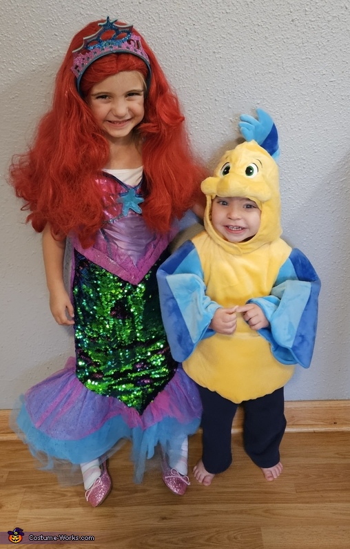 Ariel and Flounder Costume