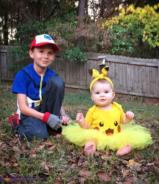 Ash and Pikachu Costume