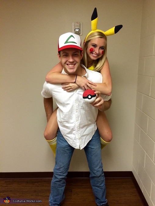 Ash and Pikachu Couples Costume - Photo 2/2
