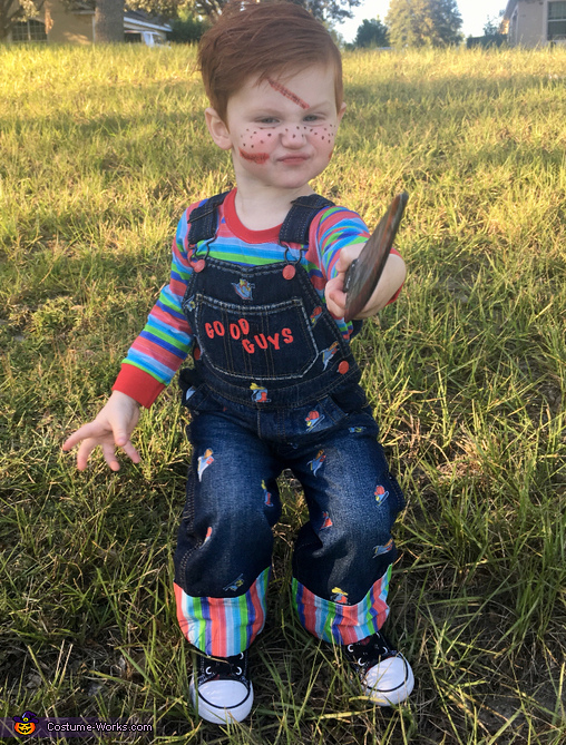 Asher as Chucky - Baby Halloween Costume | DIY Tutorial - Photo 6/8