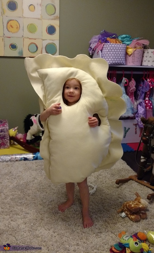 Baba and her Giant Perogy Costume