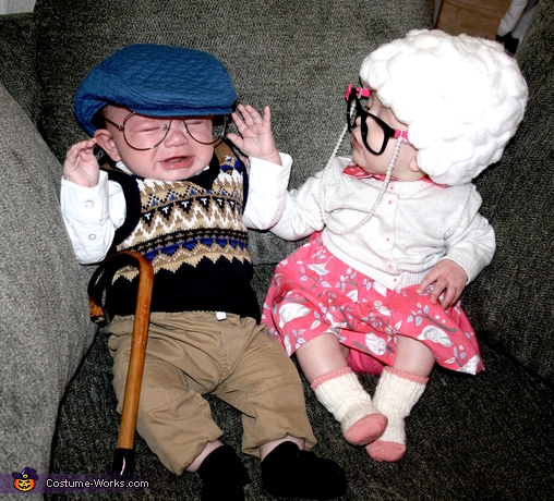 Babies Grandma and Grandpa Costume