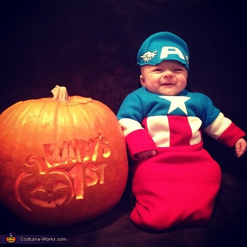 Baby Captain America Costume