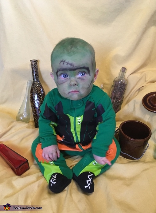 frankenstein costume for kids homemade