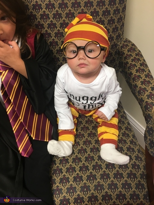 How To Make A DIY Toddler Harry Potter Costume Baby Castan On Board ...