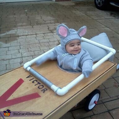 Baby Mouse Caught in Mouse Trap Costume