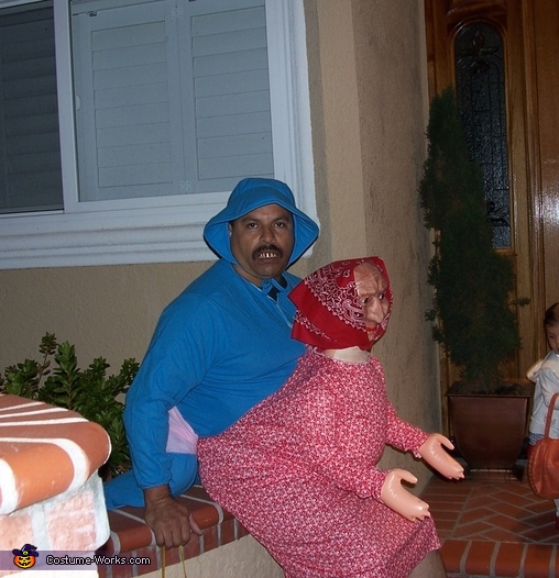 Baby Riding his Grandma Costume