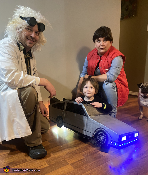 Back to the Future - Marty McFly, Doc and Delorean Costume