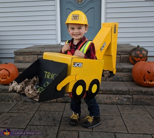 Backhoe Toddler Costume