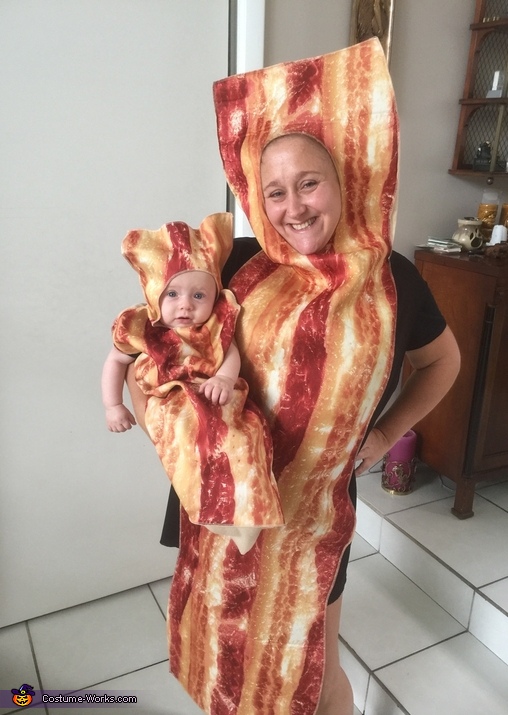 Bacon and her Bacon Bit Costume | Halloween Party Costumes