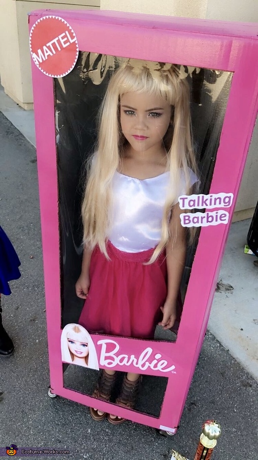 Barbie in the Box Child Halloween Costume Last Minute Costume Ideas