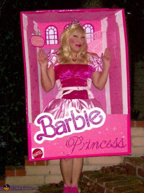 diy barbie box costume