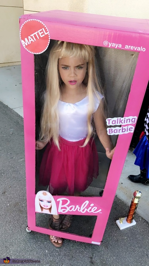 Barbie in the Box Child Halloween Costume | Last Minute Costume Ideas