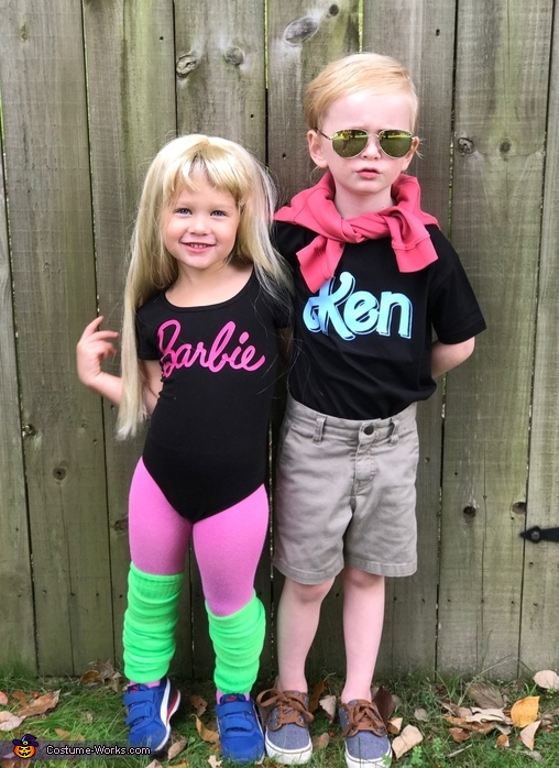 Sølv sindsyg forstyrrelse Barbie and Ken Kids Costume | Coolest DIY Costumes