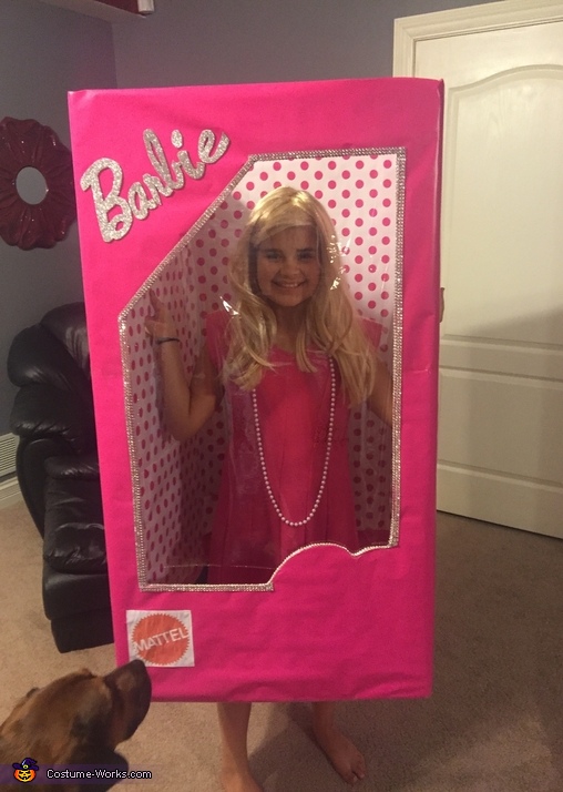 Barbie in a Box DIY Girl's Costume | Last Minute Costume Ideas - Photo 4/4