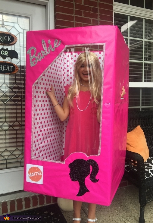 Barbie in a Box DIY Girl's Costume Last Minute Costume Ideas