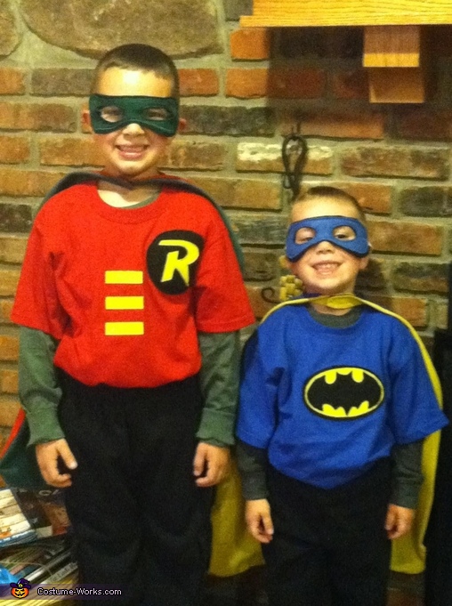 diy batman and robin costumes