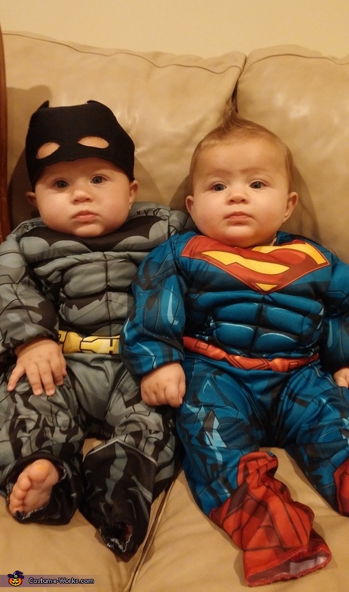Batman & Superman Baby Costumes