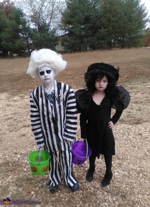 Beetlejuice and Lydia Costumes