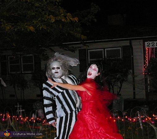 Beetlejuice and Lydia Couple Costume | DIY Costumes Under ...