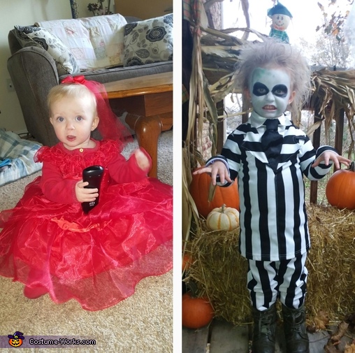 Beetlejuice and Lydia Costume