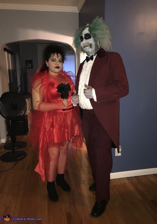 Beetlejuice and Lydia Costume
