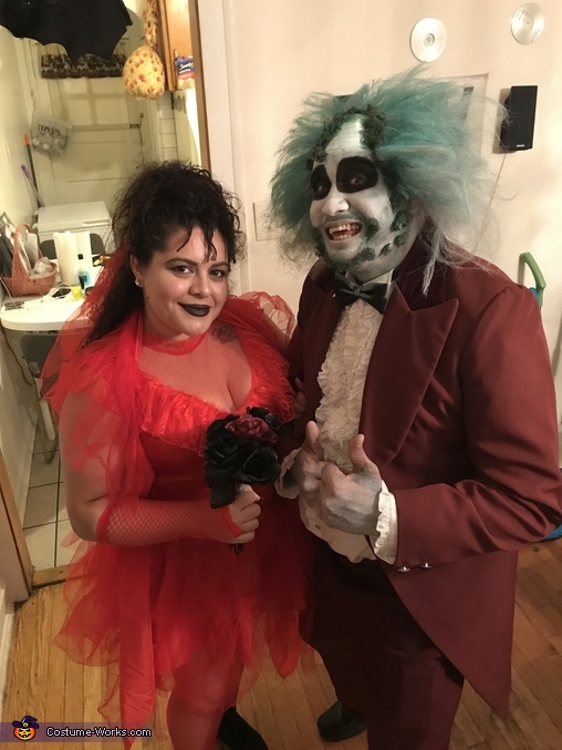 Beetlejuice and Lydia Costume | No-Sew DIY Costumes - Photo 2/2
