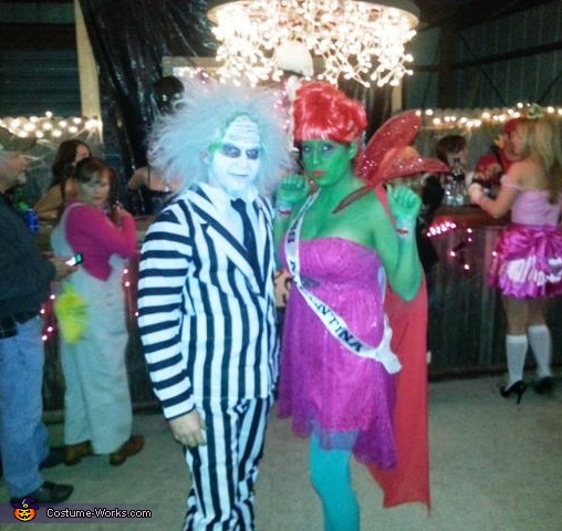 Couple's Beetlejuice and Miss Argentina Costume