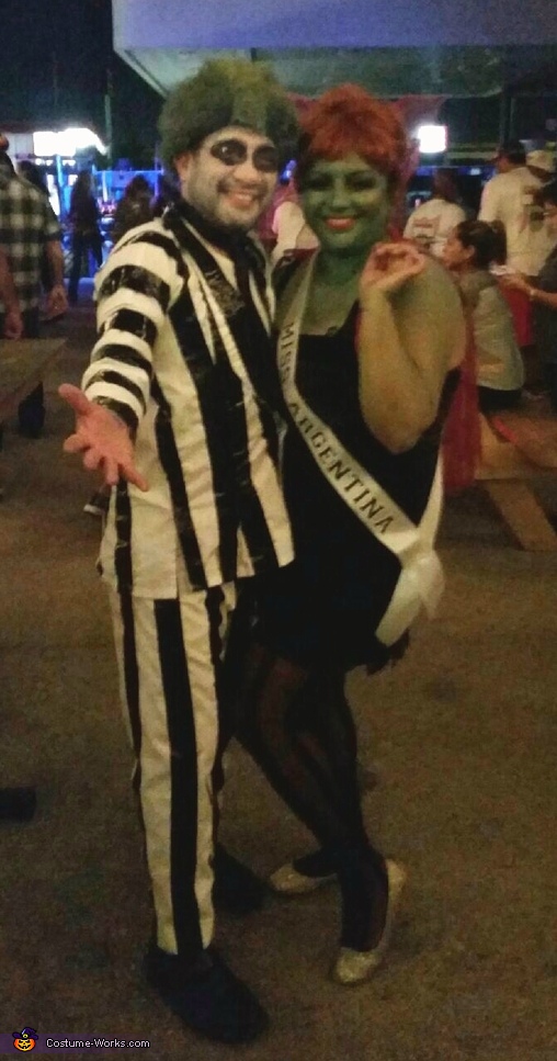 Beetlejuice and Miss Argentina Costume