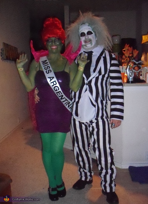 Beetlejuice and Miss Argentina Costume | Best DIY Costumes