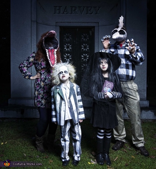 Coolest Beetlejuice Family Costume | How-To Instructions