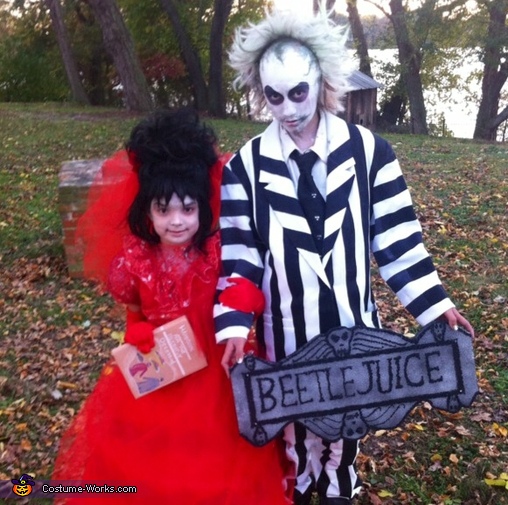 Beetlejuice & Lydia Costumes