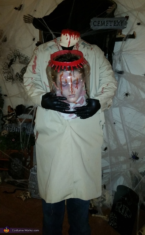 Beheaded Boy Jar Head Costume