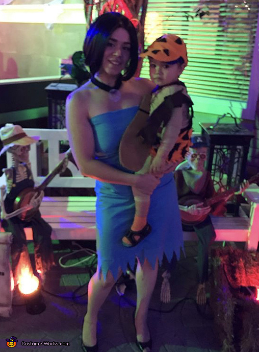 Betty Rubble and Bam Bam Costume