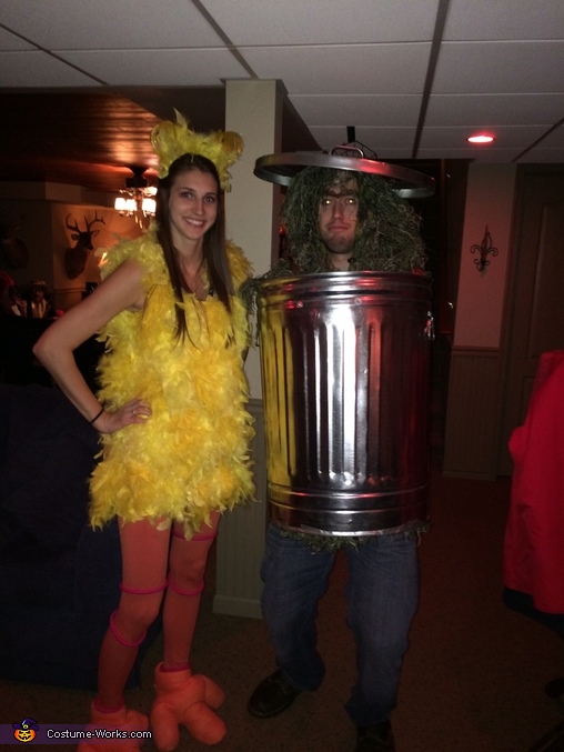 Big Bird and Oscar the Grouch Costume