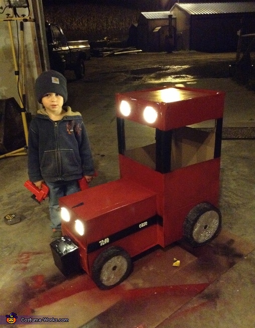 Big Red Tractor Costume