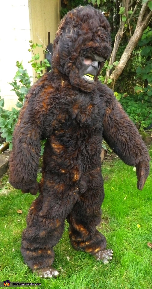 Homemade Bigfoot Costume