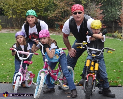 Biker Gang Halloween Costume  Biker halloween costume, Biker