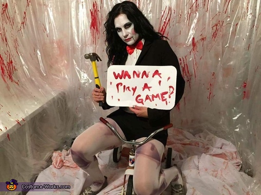 Billy the puppet from Saw Costume