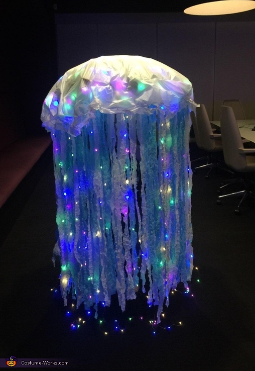 Crafty Morning - JELLYFISH COSTUMEusing a clear