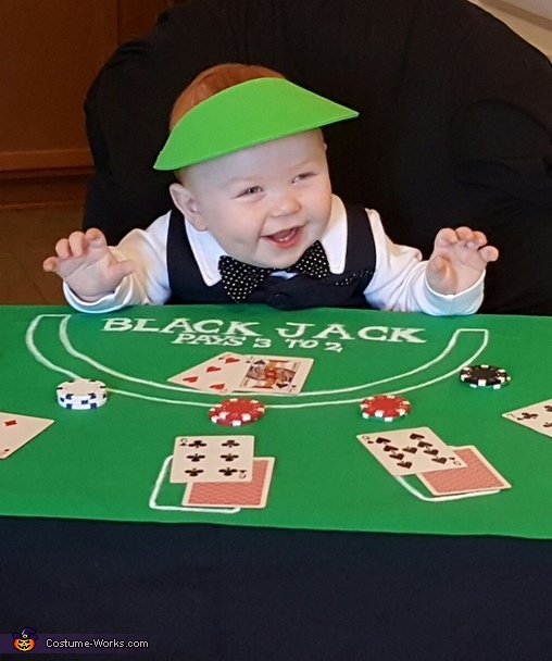 Blackjack Dealer Baby Costume