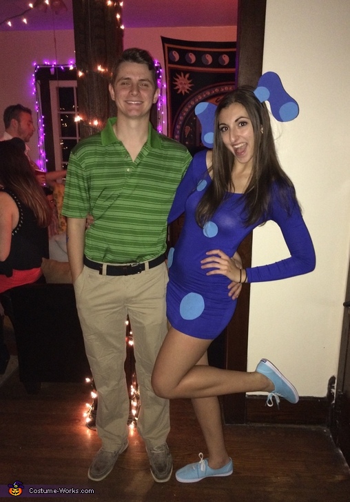 Blue's Clues Blue and Steve Couple Costume