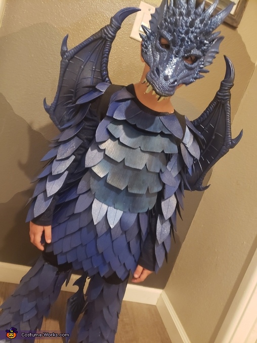 Blue Dragon Costume | Easy DIY Costumes - Photo 3/4