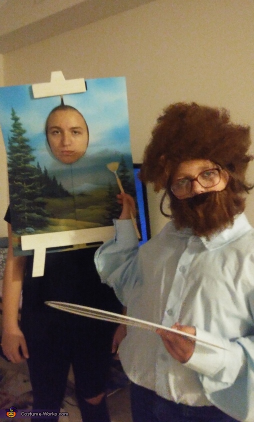 Bob Ross and his Painting Costume