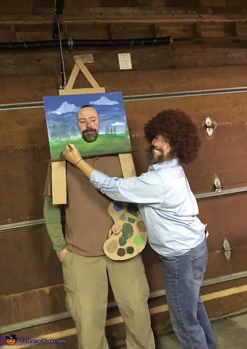 Bob Ross and His Painting Costume