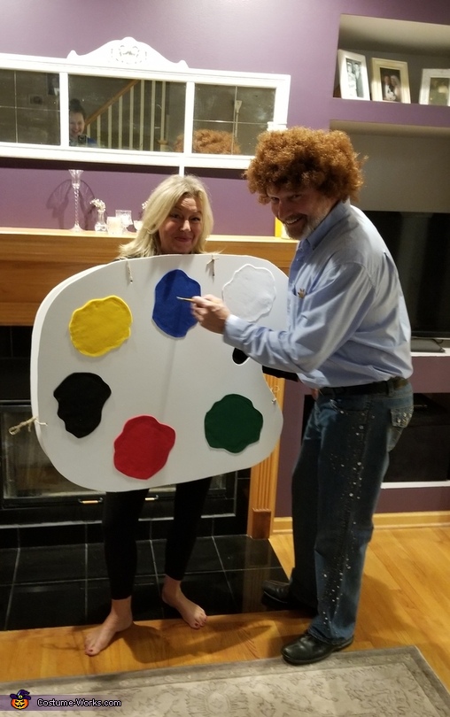 Bob Ross and his Palette Costume