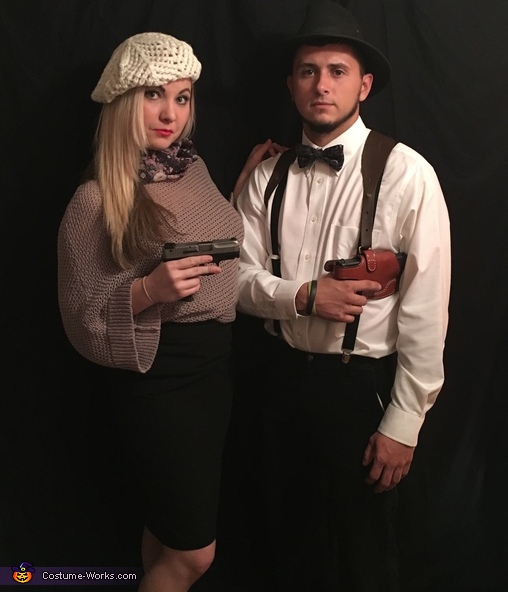 Bonnie and Clyde Couple Costume