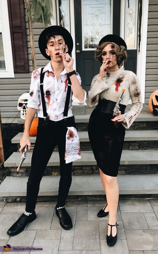 Bonnie and clyde costume diy